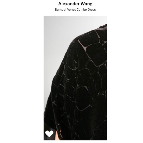 Alexander Wang Black Velvet Asymmetric Dress - Picture 5 of 8
